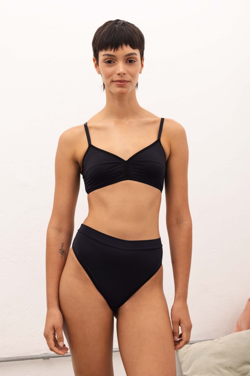 Soutien Comfort ECO – Copa soft sin aro, soporte amplio y adaptable Negro