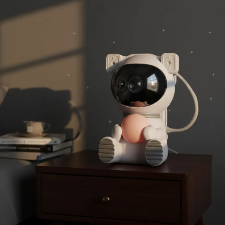Lampara Led Proyector Astronauta De Estrellas De Galaxia Blanco