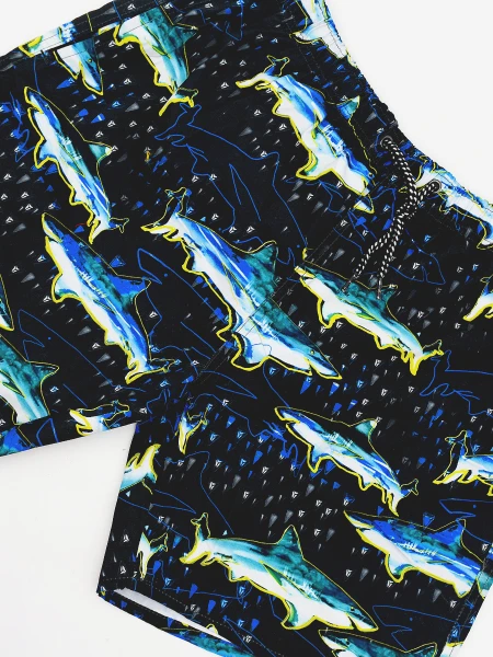 SHORT DE BAÑO FULL SUMMER NEGRO