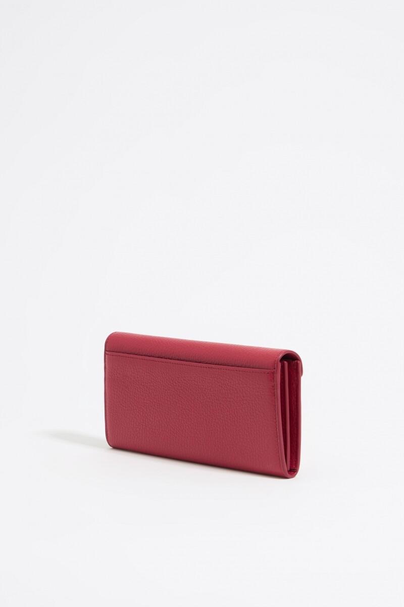 BILLETERA CONTINENTAL PIEL Rojo