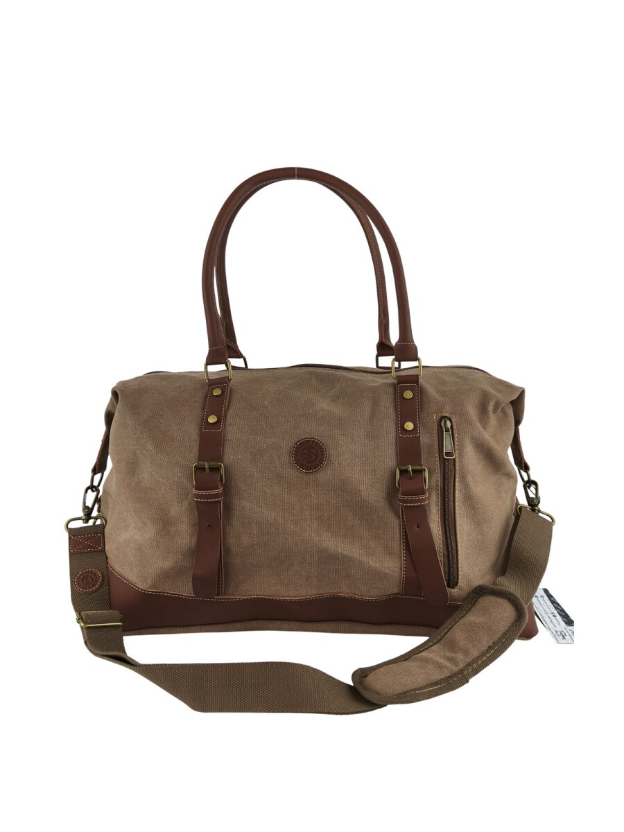Bolso de viaje de lona - Marrón 