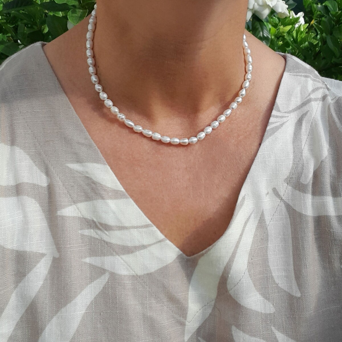 Collar MARIA MARIA en Plata 925 y perlas de río 