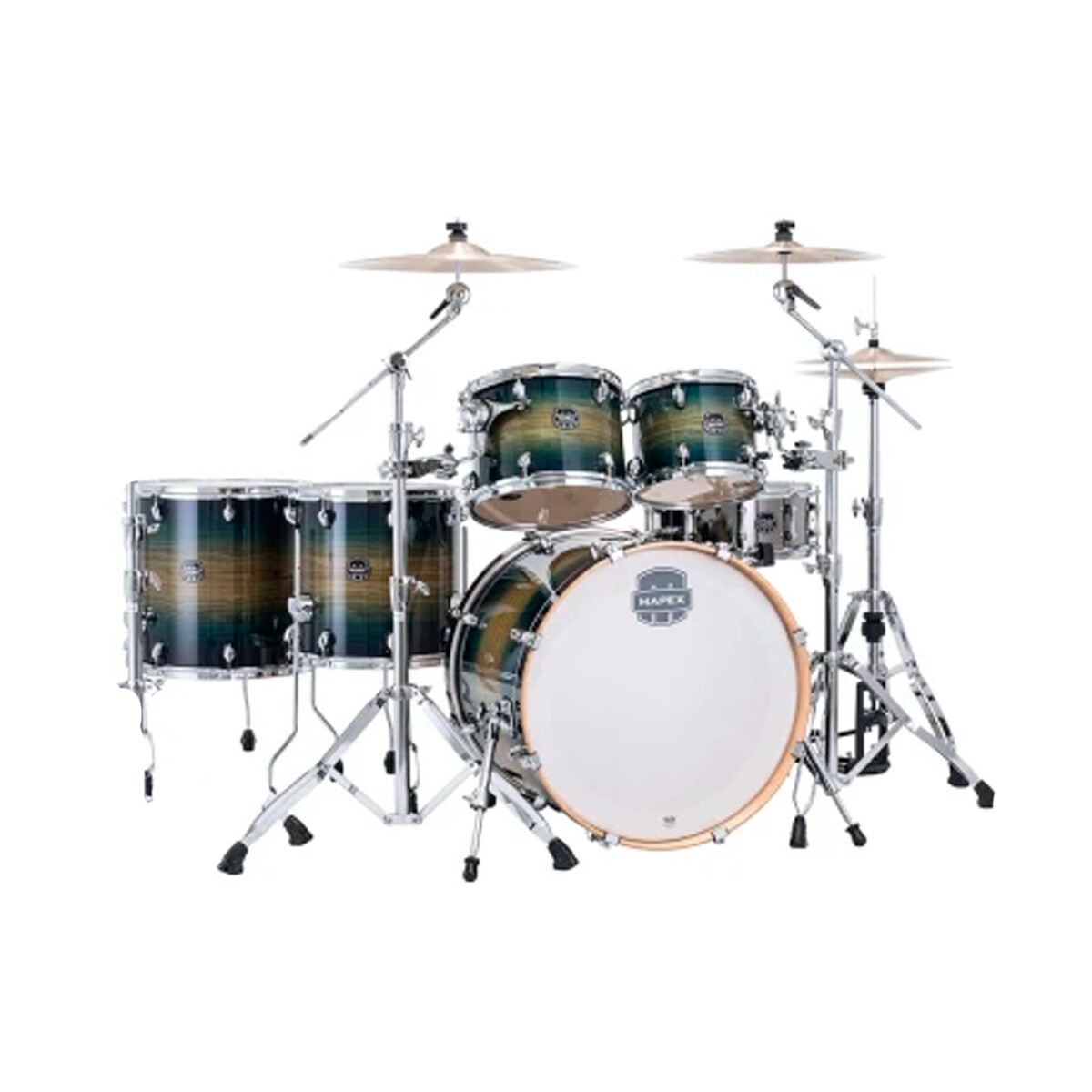 Batería Mapex Armory Rainforest Burst 6pc Con Hardware Hp8005 