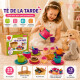 Juego De Té Infantil Picnic Canasta Tetera Tazas Juguete Juego De Té Infantil Picnic Canasta Tetera Tazas Juguete