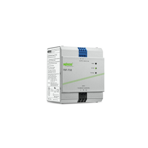 Fuente alimentación p/riel din 24Vdc 10A WG7003