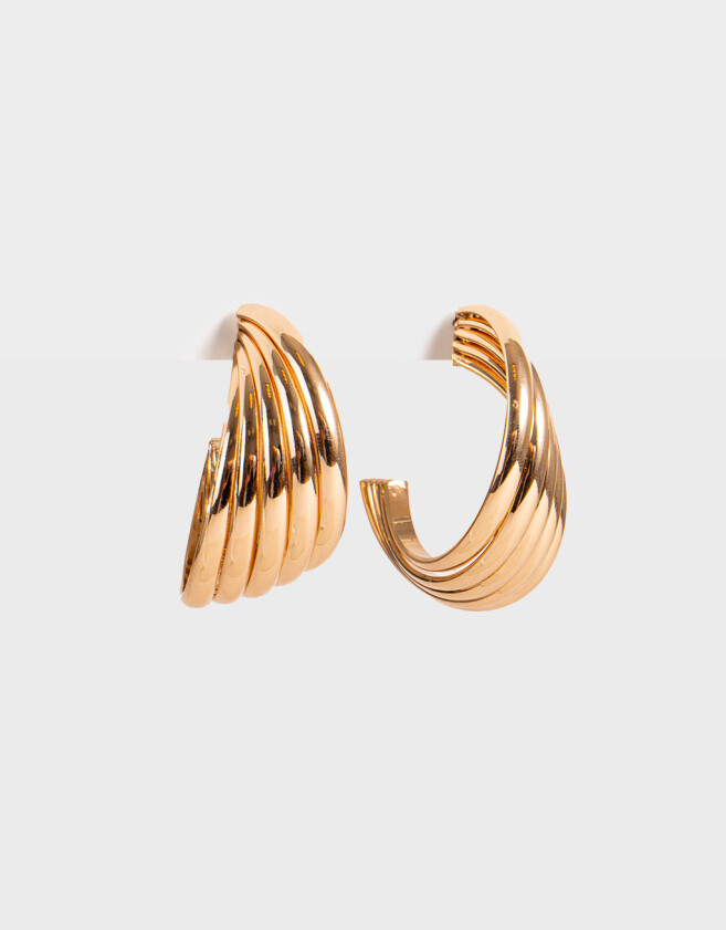 Aros Argollas Vintage Argollas Vintage - Dorado