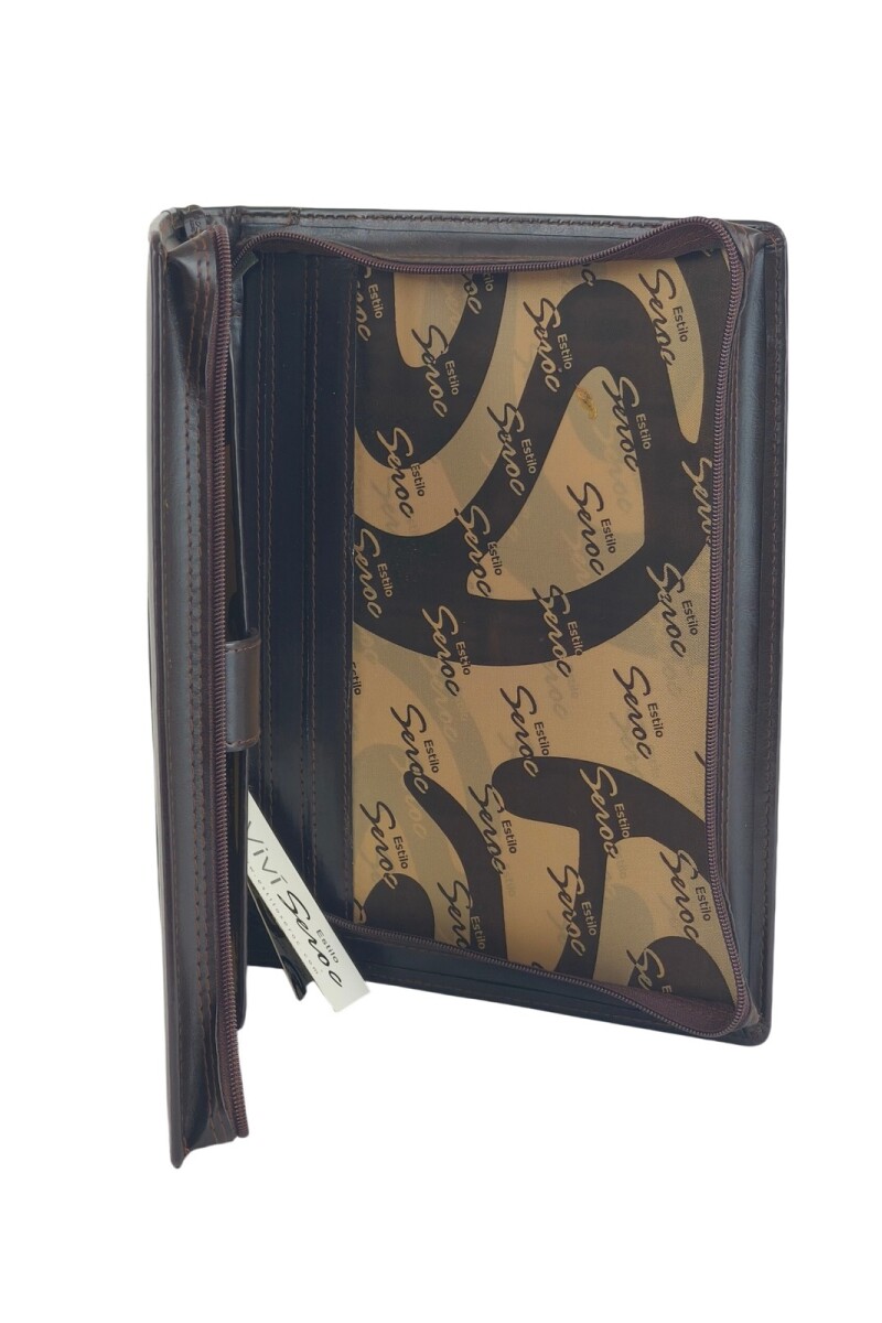 Dosier Mediano Profesional: Solución Elegante para la Organización de Documentos Marron