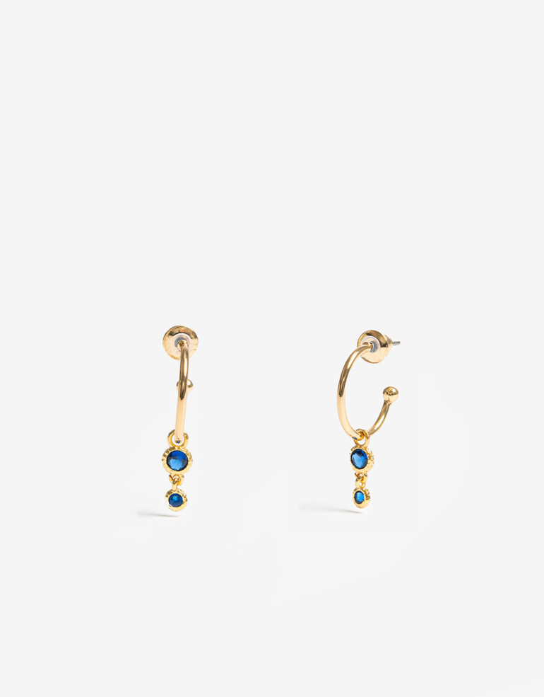 Aros Sets Cubic zirconia Set De Aros Con Cubic Zirconia - Dorado
