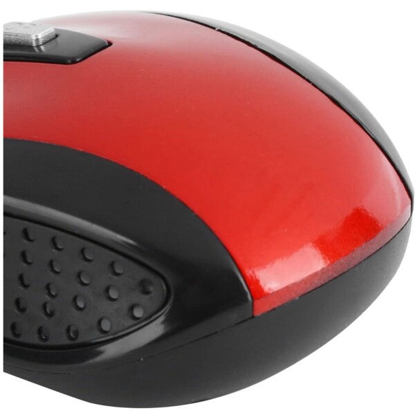 Mouse Inalambrico Goldtech Dpi Usb Ergonomico Portatil Atrix Variante Color Rojo