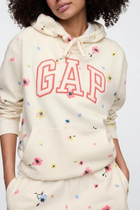 Canguro Logo Gap Mujer White Ditsy Floral