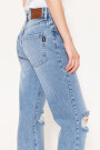 JEANS STRAIGHT CLASSIC BROKEN Celeste