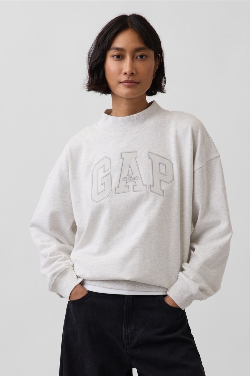 Buzo Deportivo Sin Flepa Mujer Pale Grey Heather Bc01