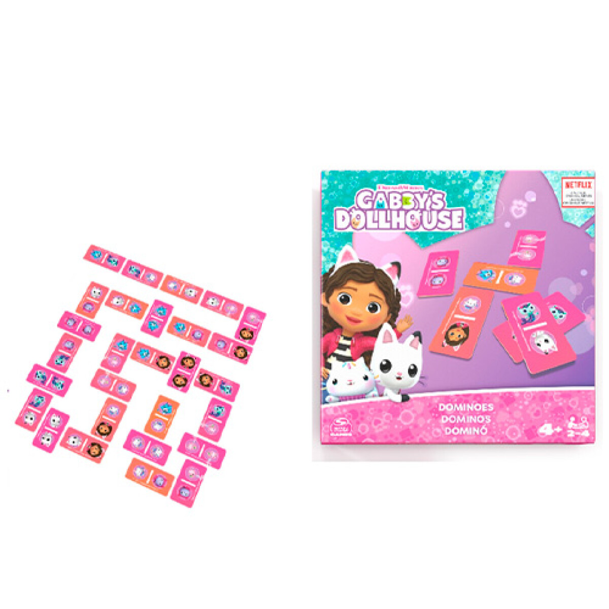 Juego de Mesa Domino Gabby´s Dollhouse 