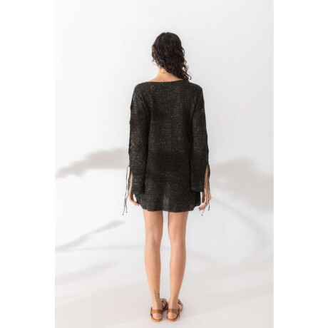 Vestido Tira Knit Negro