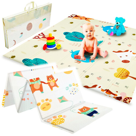 Alfombra Antigolpe 200x180 Colchoneta Plegable Bebé Jug009002-2