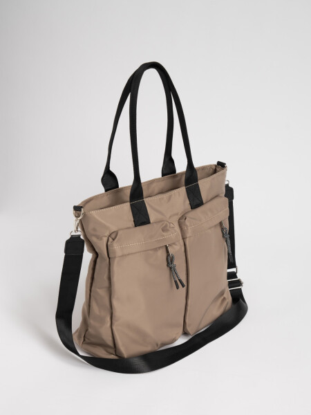 Bolso grande Beige