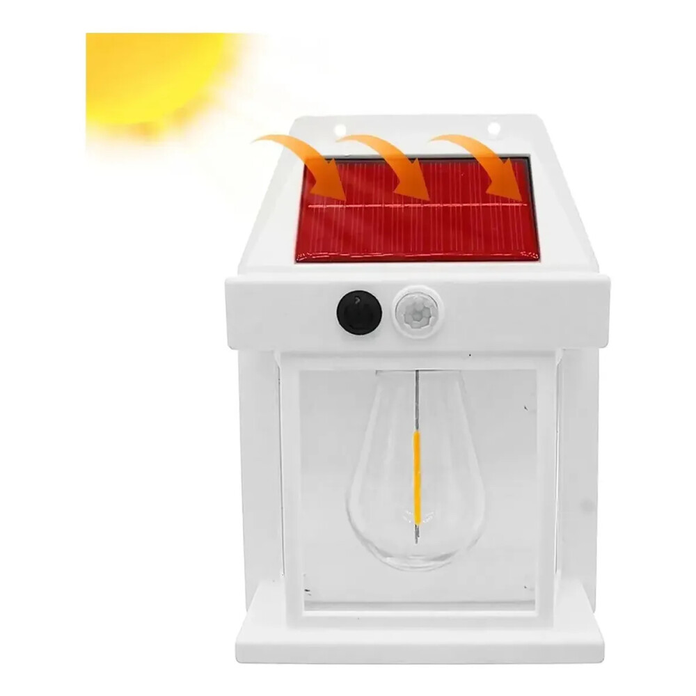 Foco Farol Solar Led Exterior Blanco Luz Cálida Foco Farol Solar Led Exterior Blanco Luz Cálida