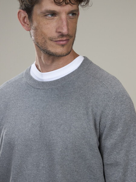 SWEATER TALLIN GRIS MELANGE