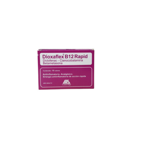 Analgésico Antiinflamatorio Dioxaflex B12 Rapid x 10 sobres 001