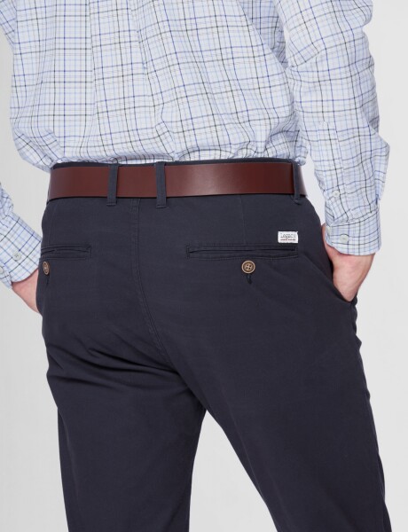 PANTALÓN SPANDEX SLIM FIT Azul