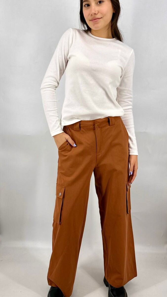 PANTALON WANNA EMILY - TERRACOTA 