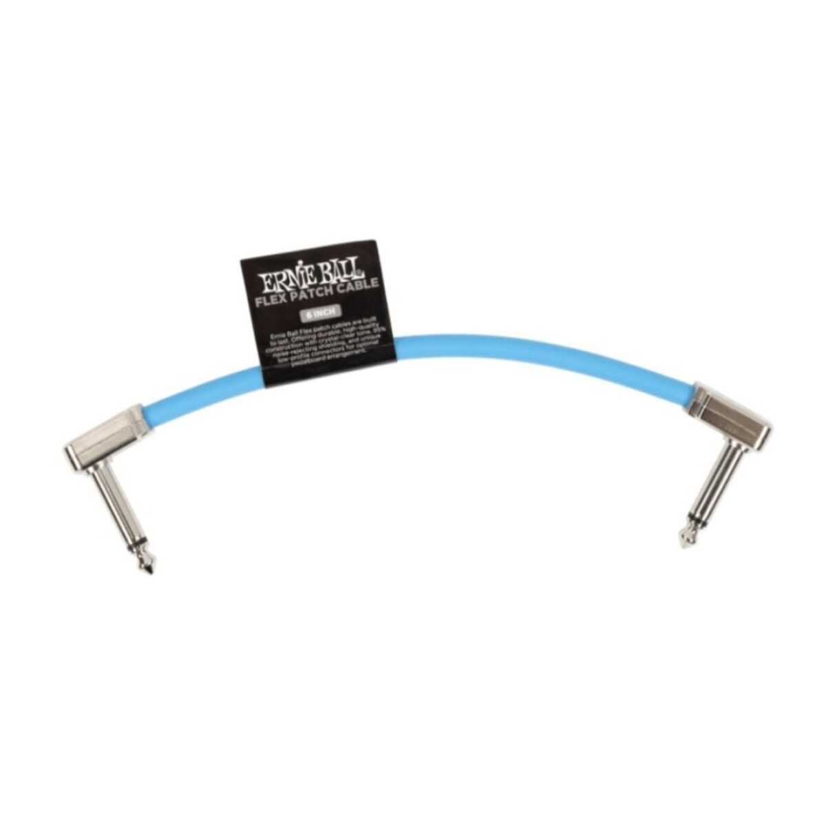 Cable Pedal Ernie Ball Flex Patch Cable 6" Blue 