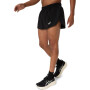 Short Running Silver Split Hombre Performance Black