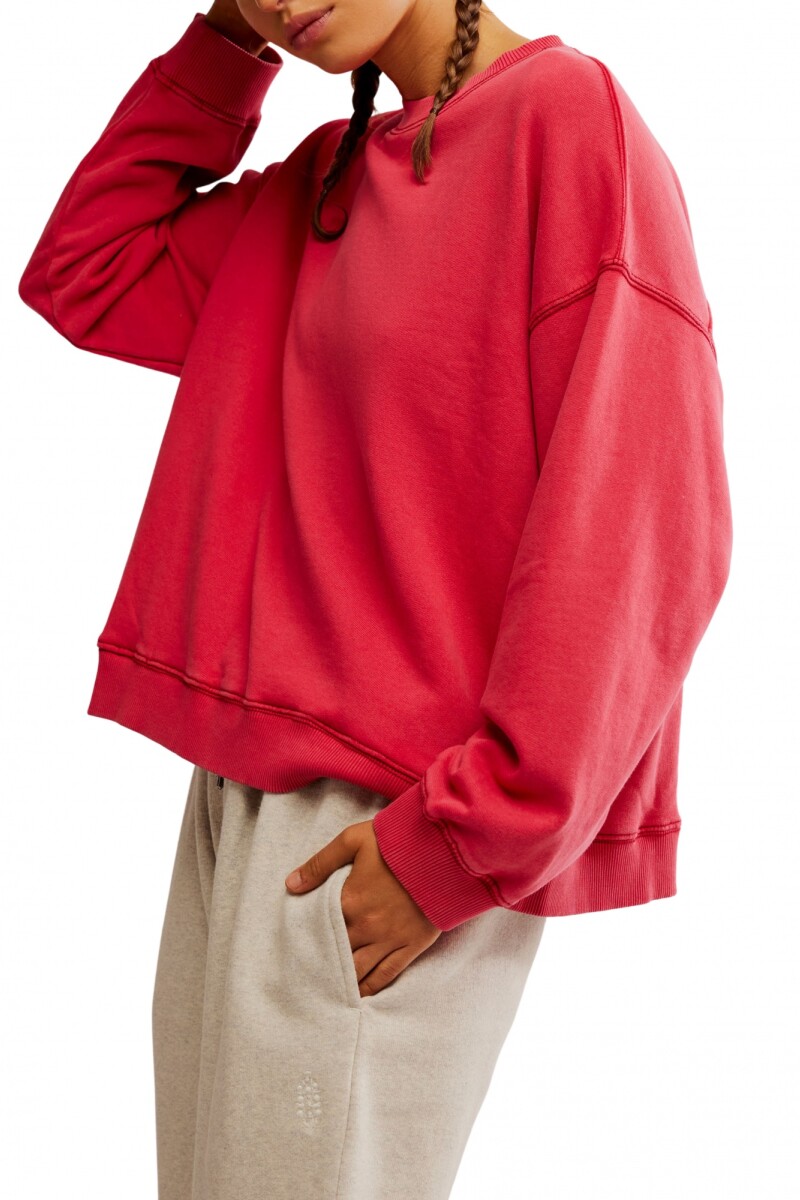 ALL STAR PULLOVER SOLID Rojo