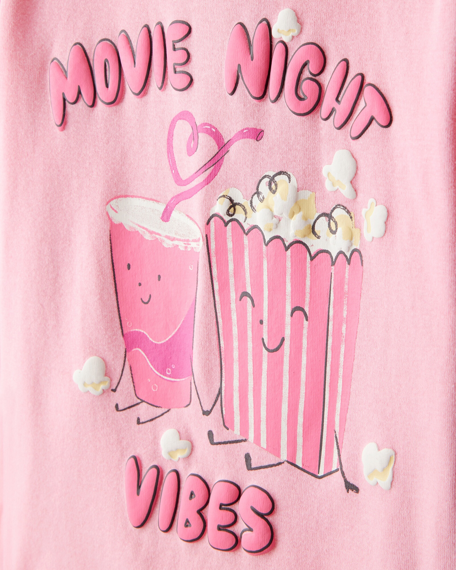 Pijama cuatro piezas de algodón, dos remeras manga larga y dos pantalones, diseño pop Pijama cuatro piezas de algodón, dos remeras manga larga y dos pantalones, diseño pop