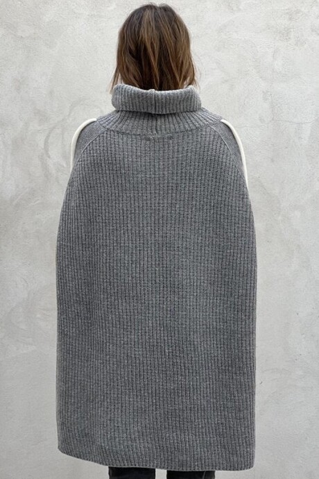 PONCHO KAJ Gris