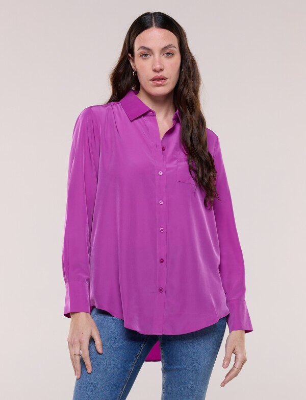 Camisa Satén VIOLETA