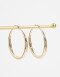 Aros Argollas Metal Argollas De Metal - Dorado