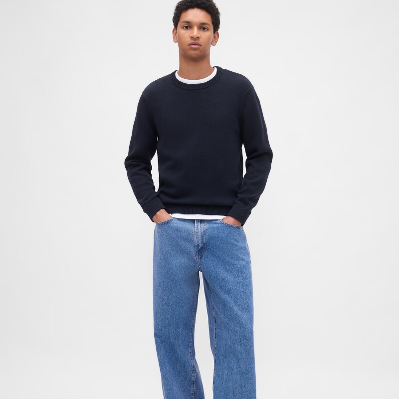 COTTON CREW NEW CLASSIC NAVY 2