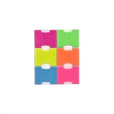 Notas adhesivas neon Multicolor