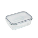 VIANDA VIDRIO RECTANGULAR 1 LITRO MOR Sin color