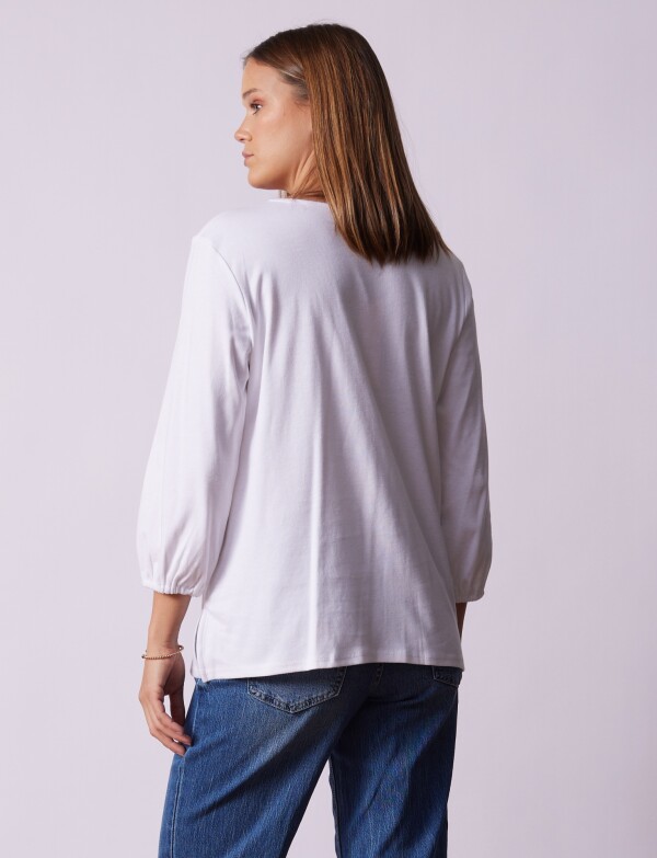 Blusa Bordada BLANCO/MULTI