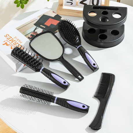 Set De Cepillos Para Cabello Completo Violeta