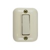 PULSADOR TIMBRE C/ROSETA BLANCO/MARFIL PULSADOR TIMBRE C/ROSETA BLANCO/MARFIL