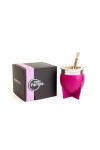 MATE PAMPA XL CON BOMBILLA FUCSIA