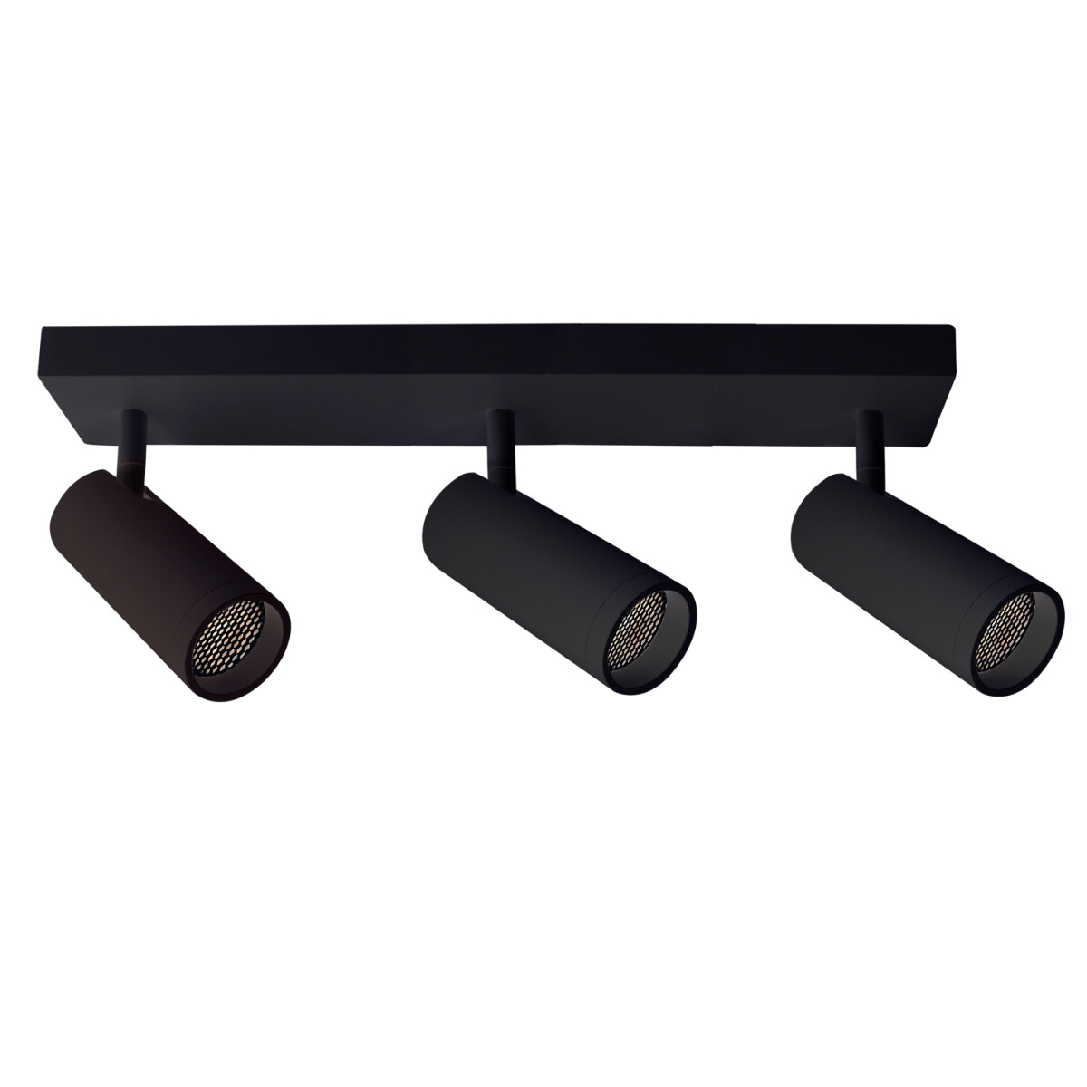 Luminaria de Adosar Long Leticia Triple Orientable Negra 