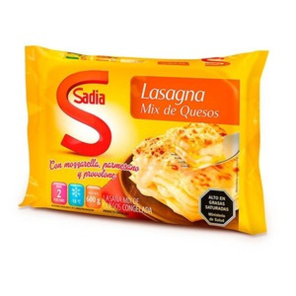 Lasagna Mix de Quesos Sadia 600 Gramos 