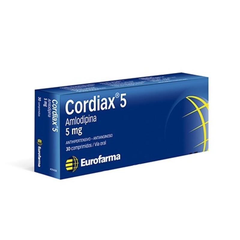 Cordiax 5 Mg 30 Comprimidos Cordiax 5 Mg 30 Comprimidos