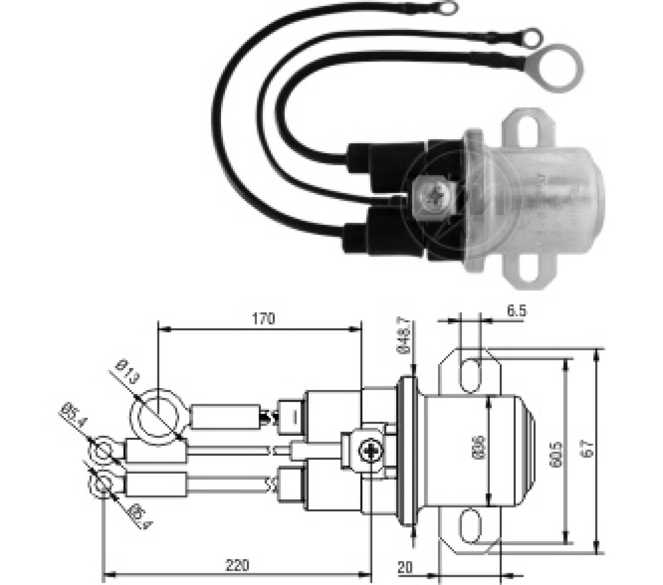 AUTOMATICO DE ARRANQUE - AUXILIAR 24V D.REMY 39MT ZM 