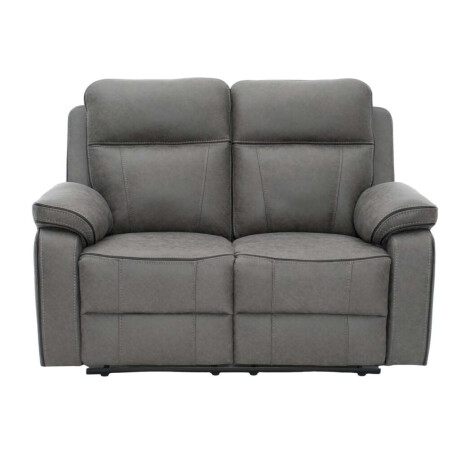 Sillon Recliner Apollo 2 Cuerpos Marrion Gris