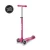 Monopatín Micro Maxi Deluxe LED Ajustable con 3 Ruedas ROSA