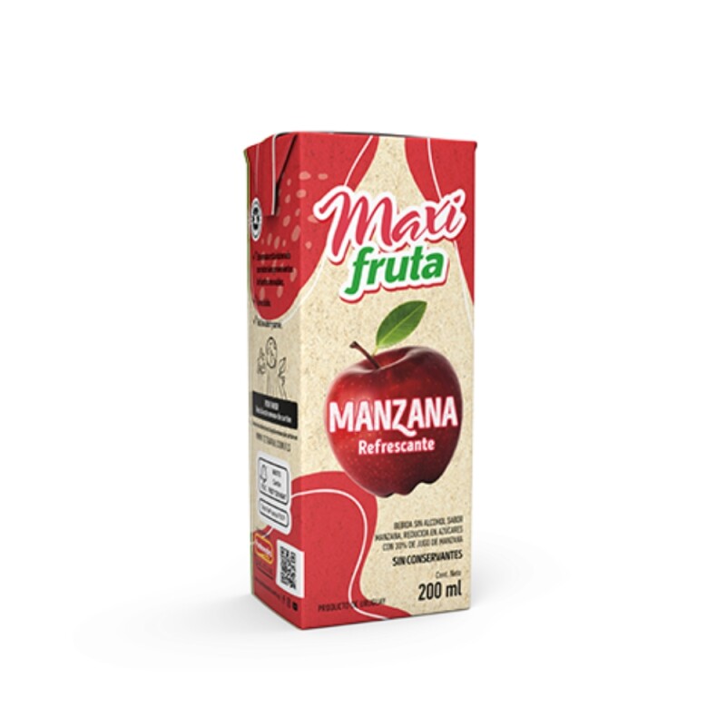 Maxi Fruta Jugo Manzana 200ml Maxi Fruta Jugo Manzana 200ml