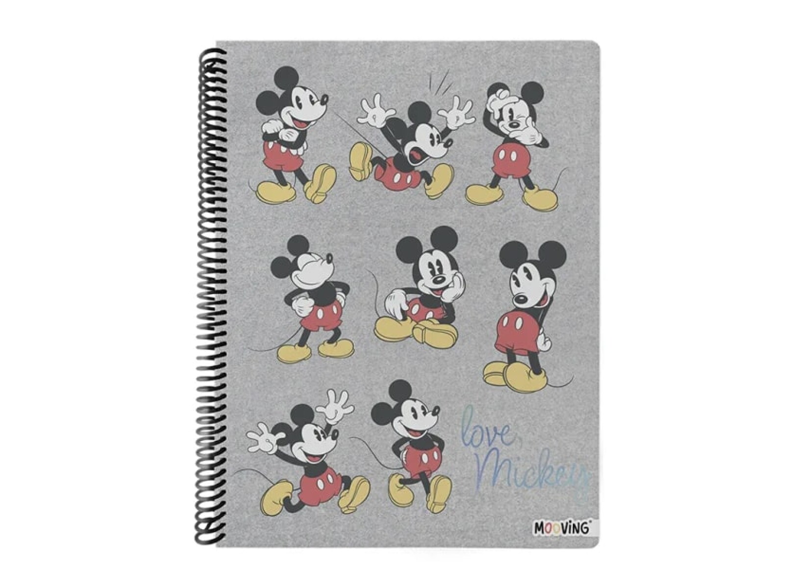 Cuadernola Mooving Licencia Universitario - Mickey Mouse 