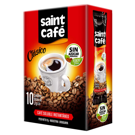 CAFE SOLUBLE SAINT X 10 SOBRES (10 X 1.7 GR) CAFE SOLUBLE SAINT X 10 SOBRES (10 X 1.7 GR)