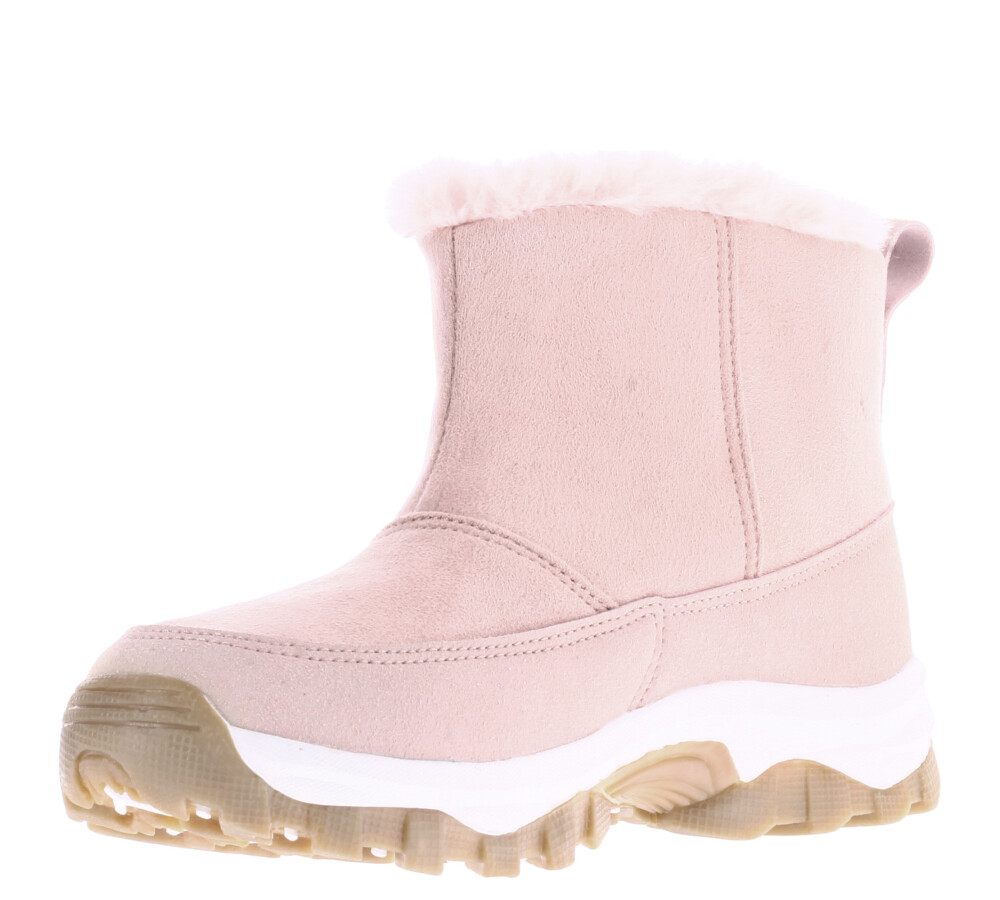 Bota HOLY con doble velcro en lateral y peluche a Pink