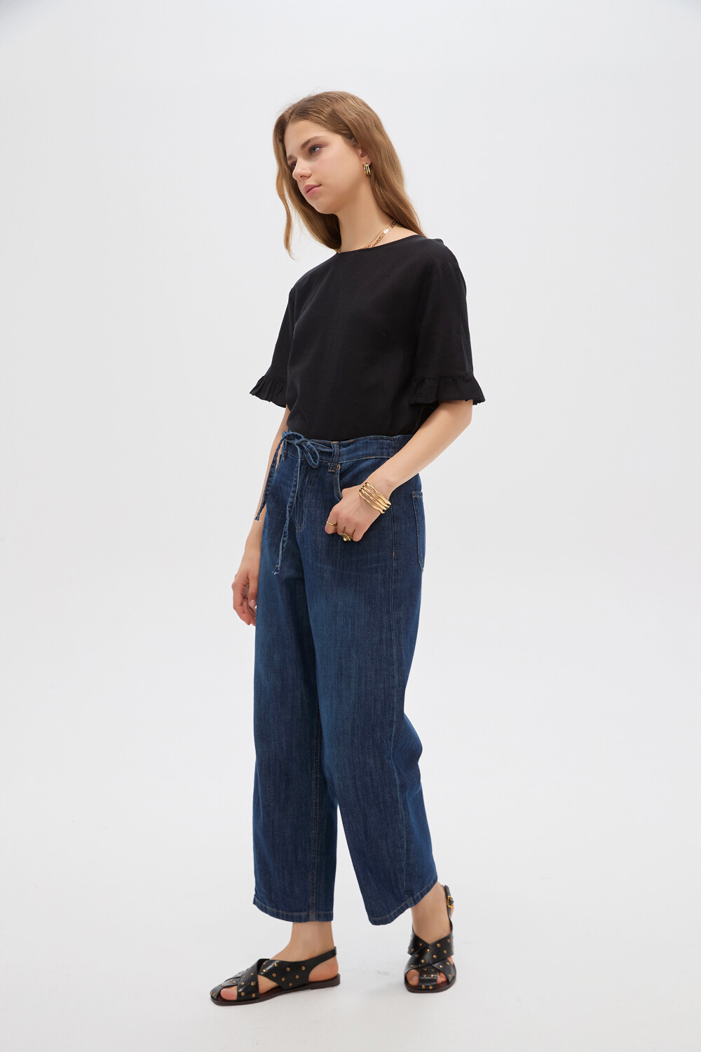 Pantalon Dimina Azul Indigo